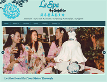 Tablet Screenshot of lespabysophie.com